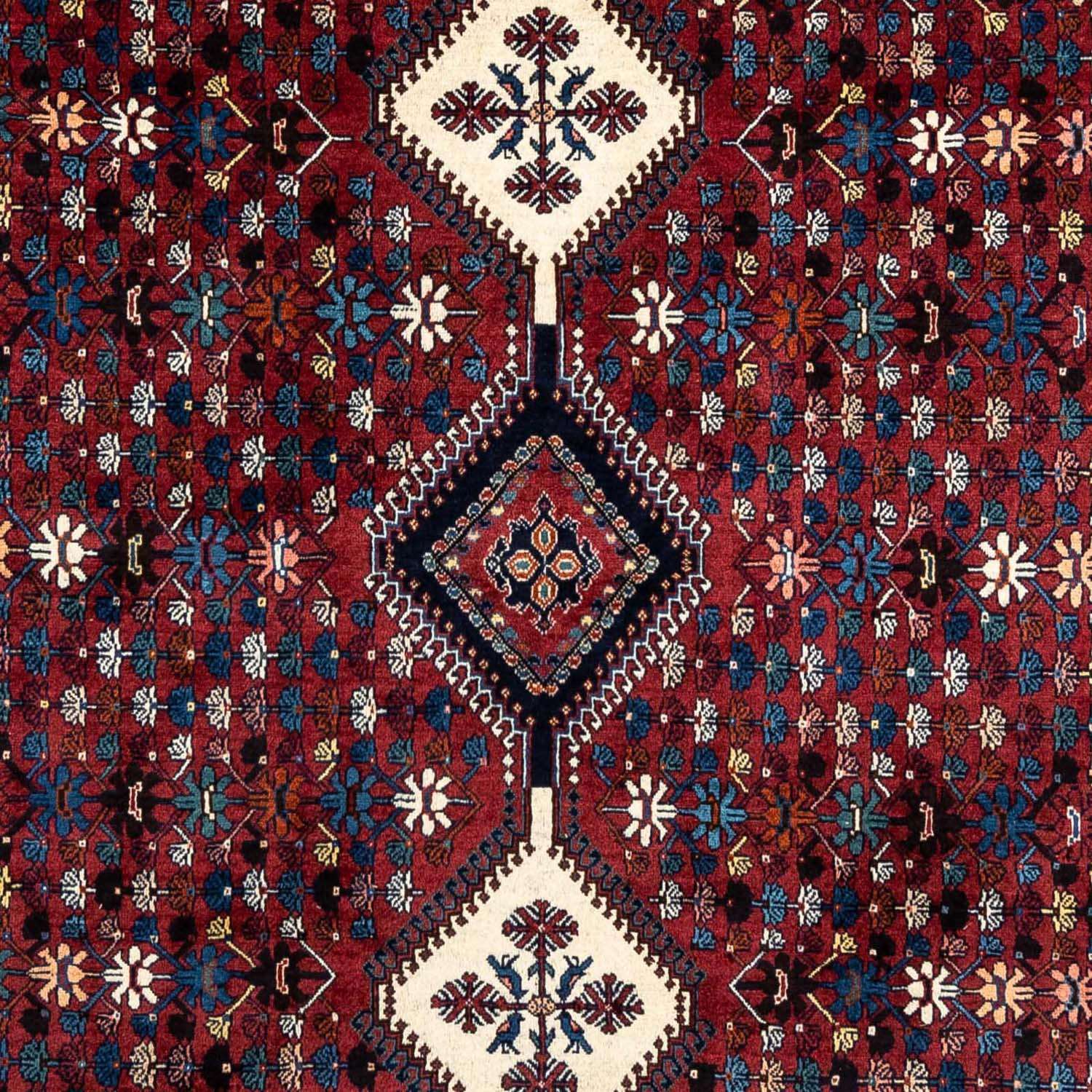 Persisk tæppe - Nomadisk - 320 x 205 cm - mørkerød