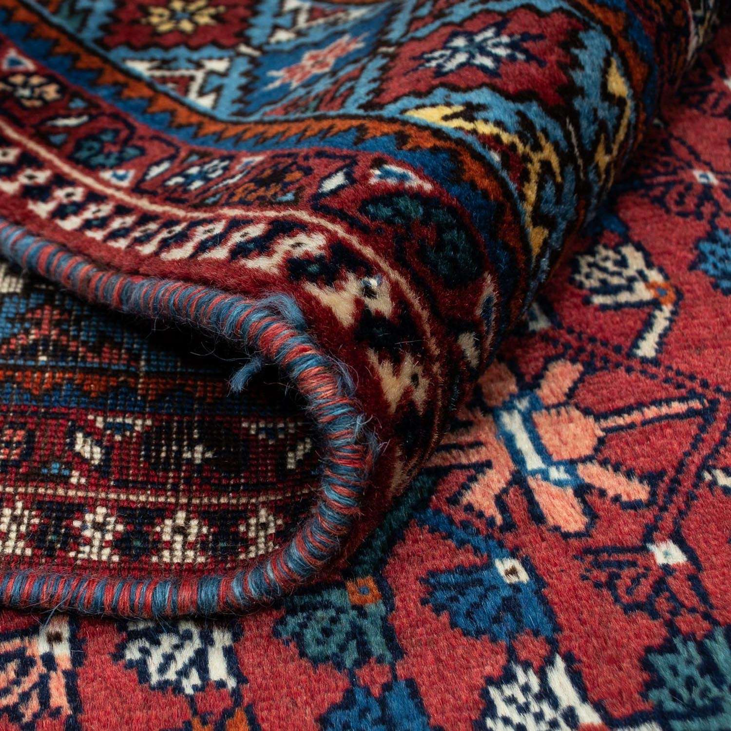Perský koberec - Nomádský - 320 x 205 cm - tmavě červená