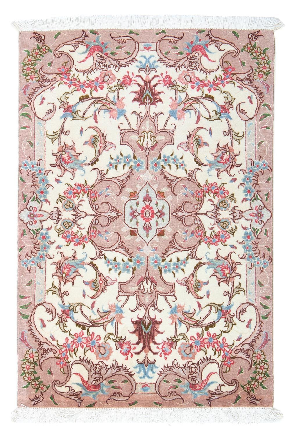 Perzisch tapijt - Tabriz - Royal - 89 x 60 cm - beige