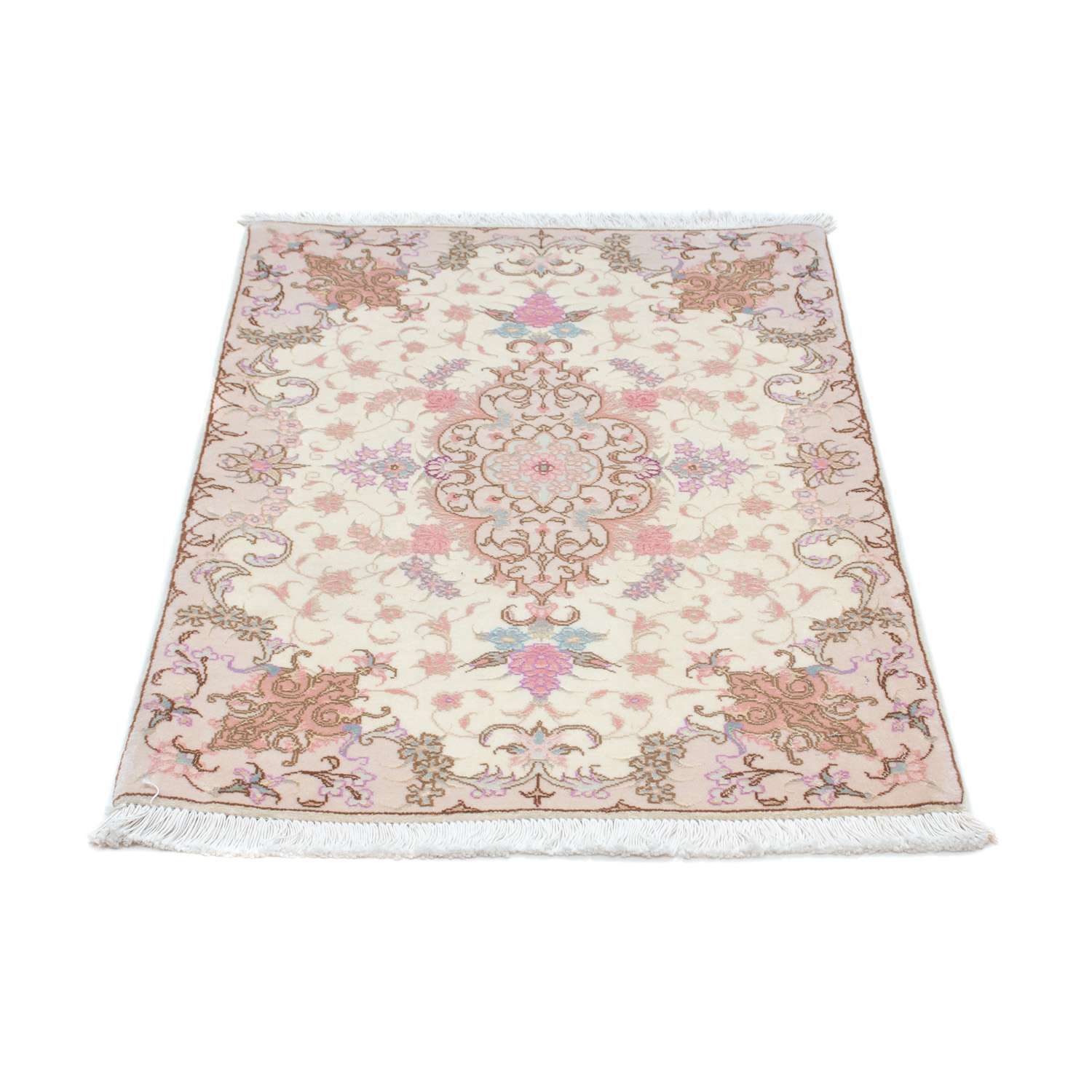 Perský koberec - Tabríz - Královský - 92 x 64 cm - béžová