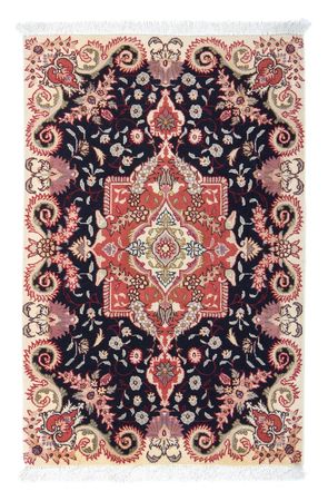 Alfombra Persa - Tabriz - Real - 90 x 61 cm - azul oscuro