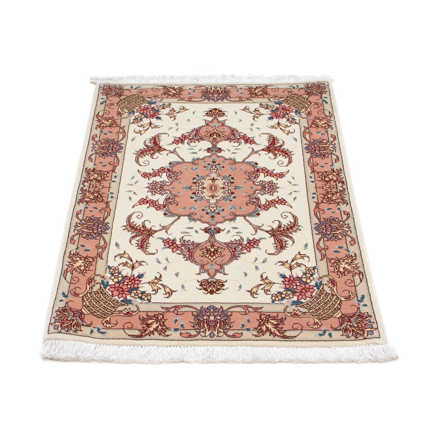 Alfombra Persa - Tabriz - Real - 94 x 59 cm - beige