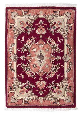 Tapete Persa - Tabriz - Royal - 85 x 61 cm - vermelho escuro