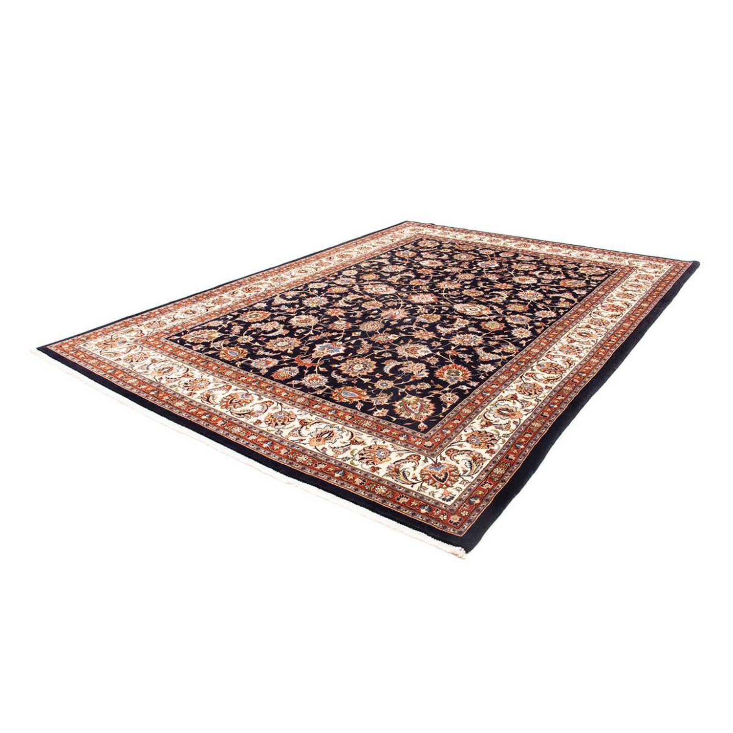 Tapis persan - Classique - 347 x 252 cm - bleu foncé