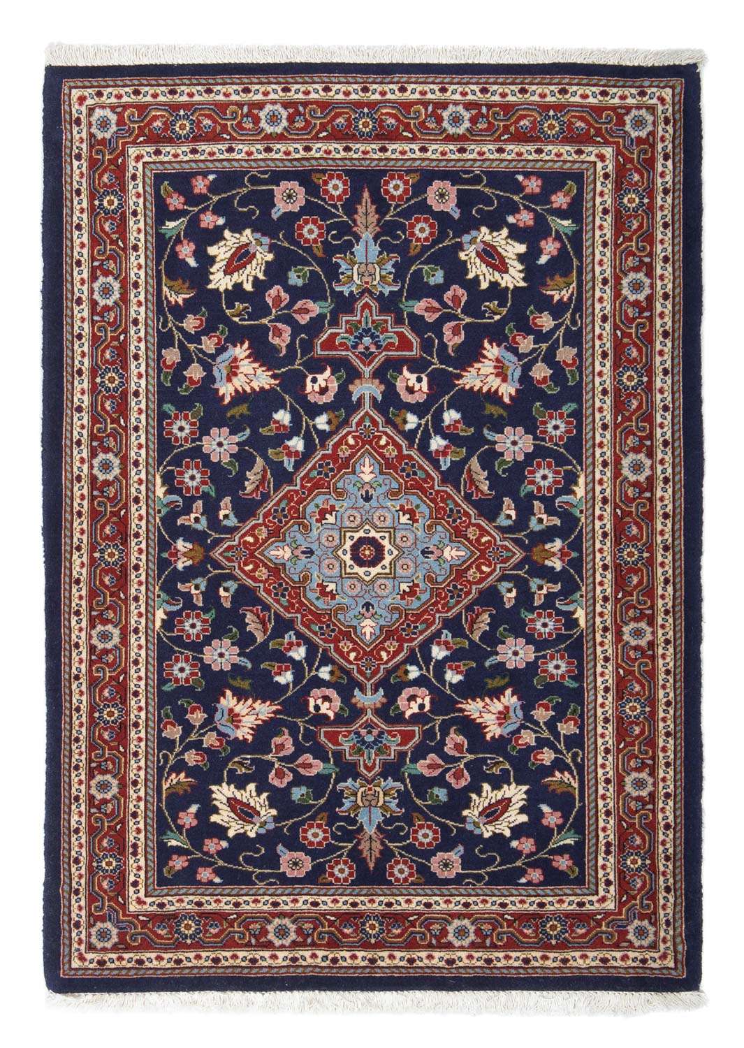 Tapis persan - Nomadic - 102 x 74 cm - bleu