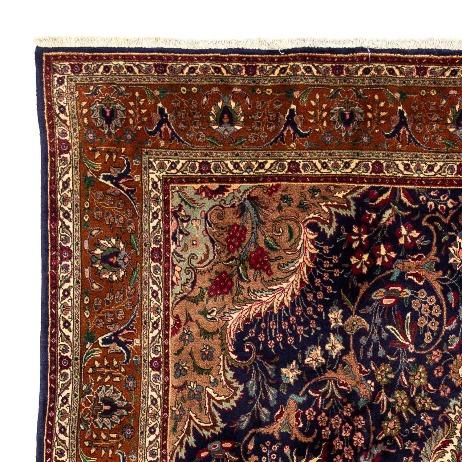 Dywan perski - Klasyczny - 233 x 179 cm - ciemnoniebieski