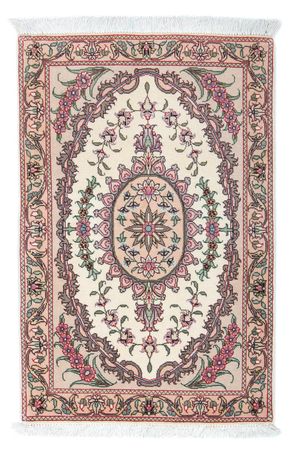 Perzisch tapijt - Tabriz - Royal - 90 x 60 cm - beige