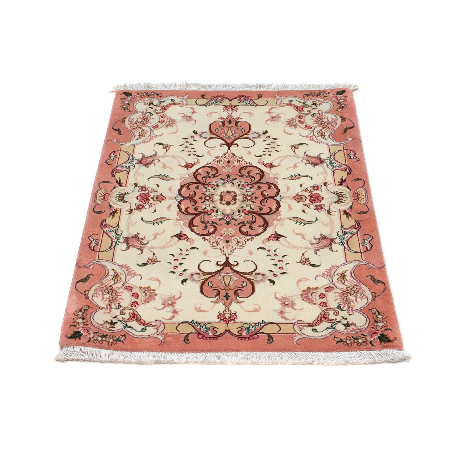 Persisk tæppe - Tabriz - Royal - 90 x 60 cm - beige