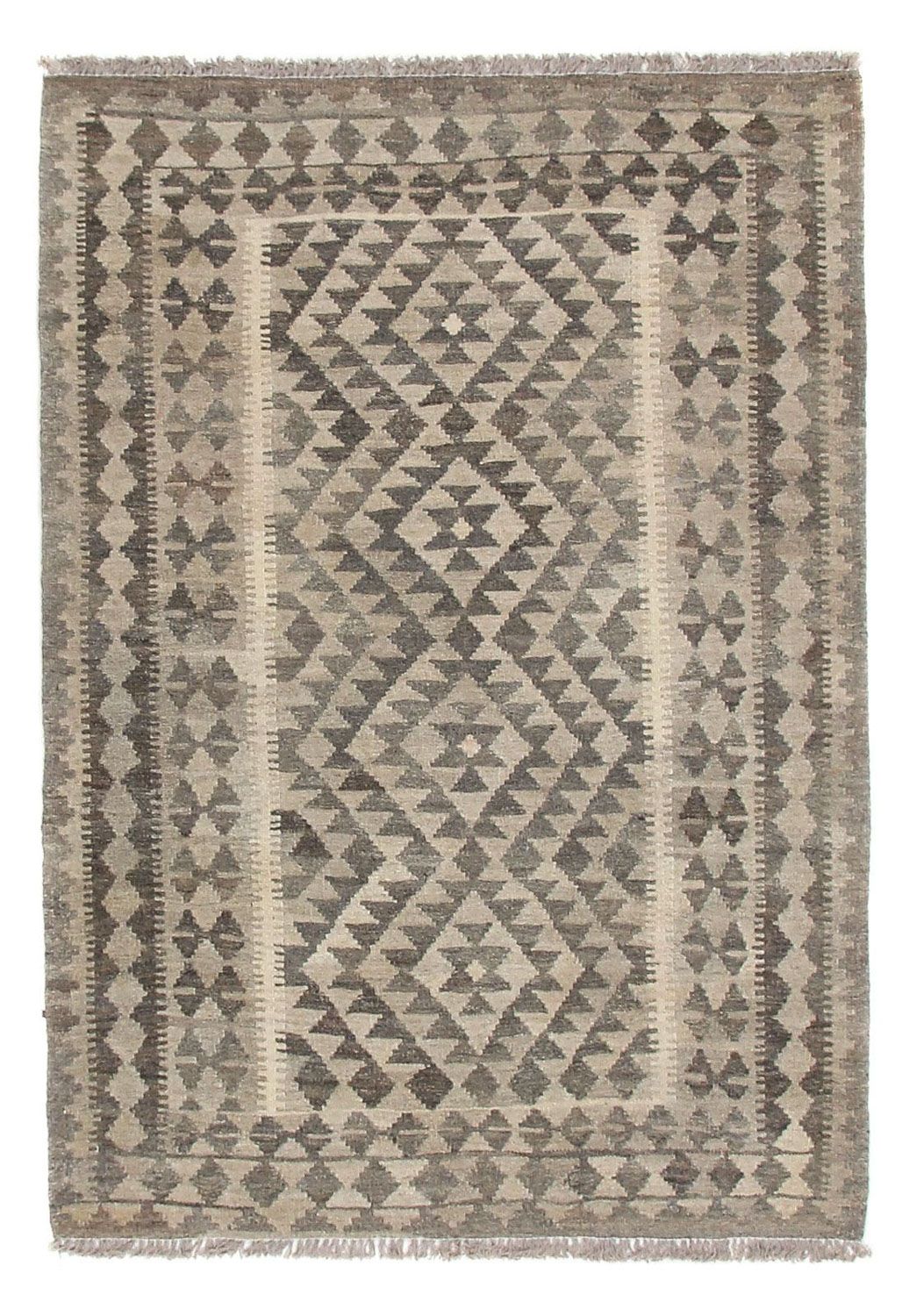 Kelim Carpet - Splash - 146 x 102 cm - flerfarvet