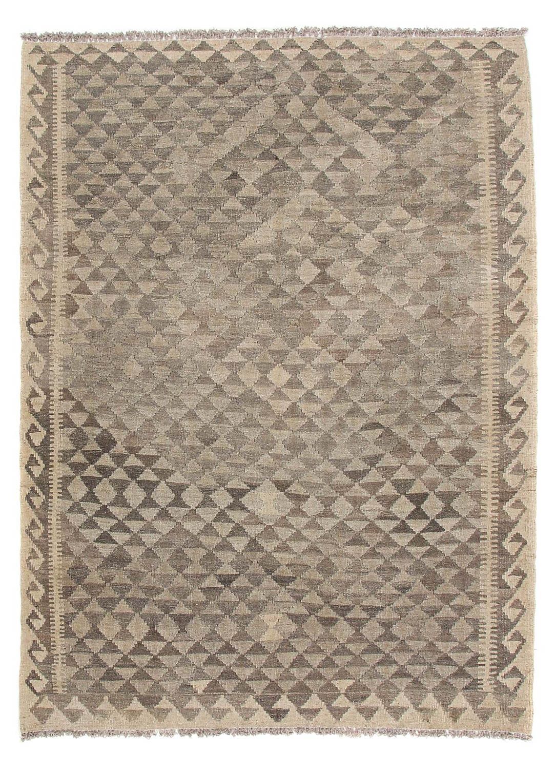 Kelim Carpet - Splash - 182 x 132 cm - flerfarvet