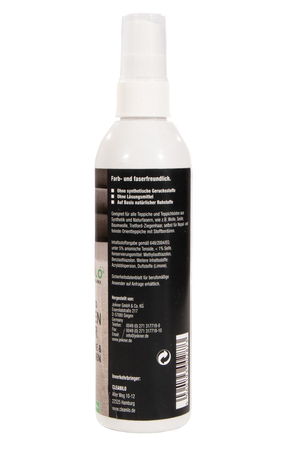 Reinigingsspray - 250 ml voor alle soorten tapijt