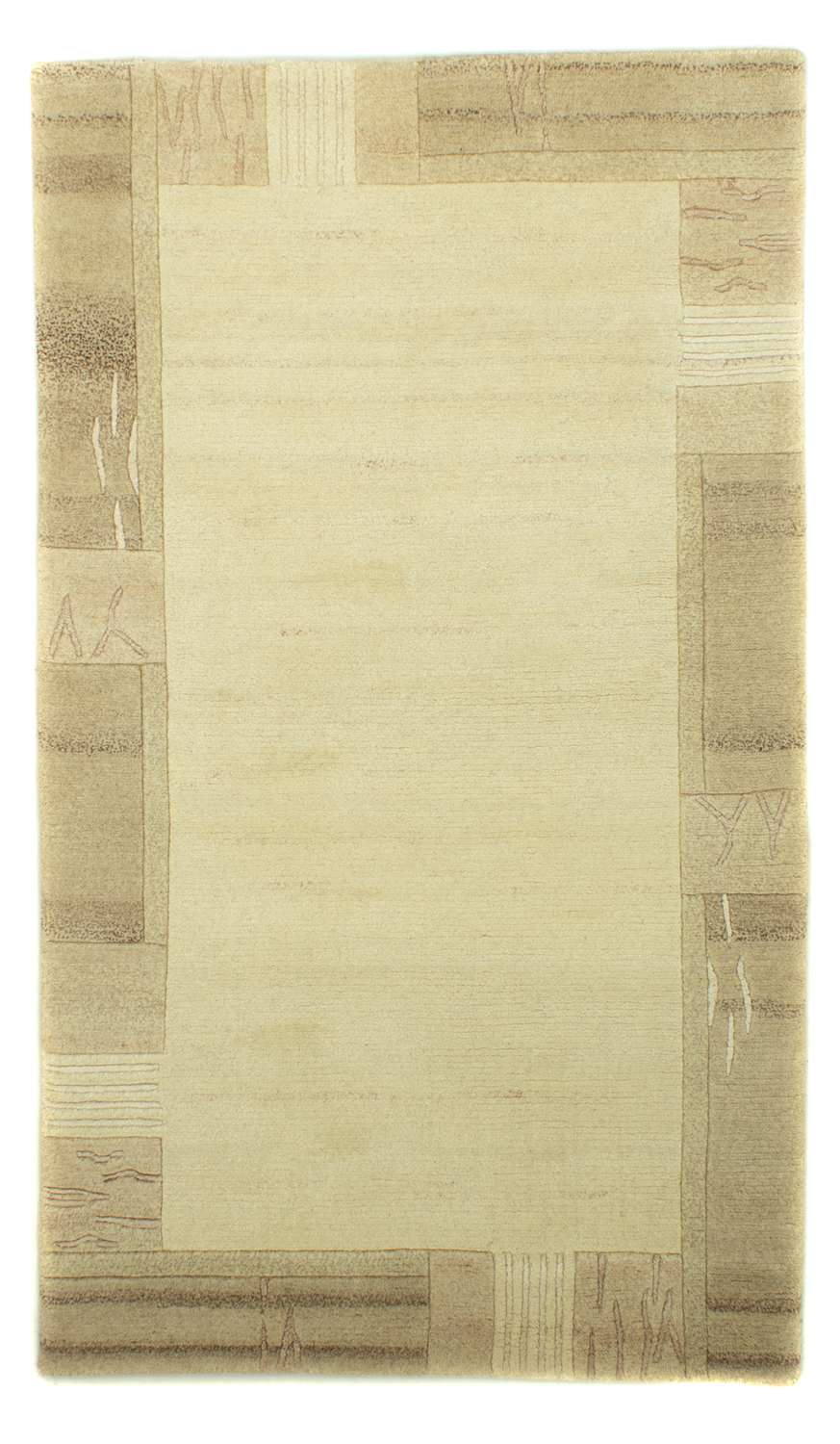 Nepal mattan - 158 x 92 cm - beige