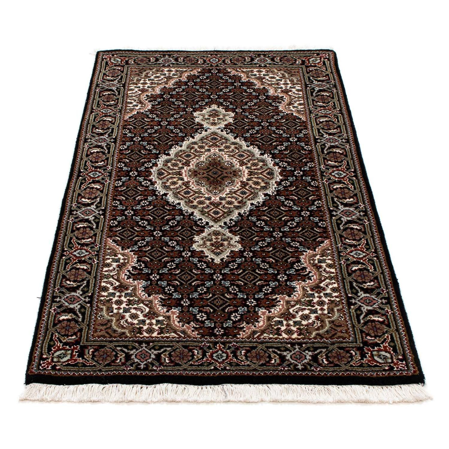 Alfombra persa - Tabriz - 141 x 73 cm - azul oscuro