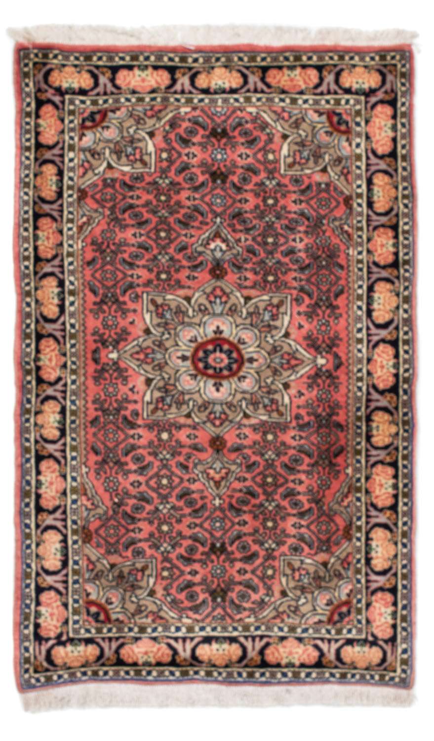 Alfombra persa - Nómada - 123 x 75 cm - rojo claro