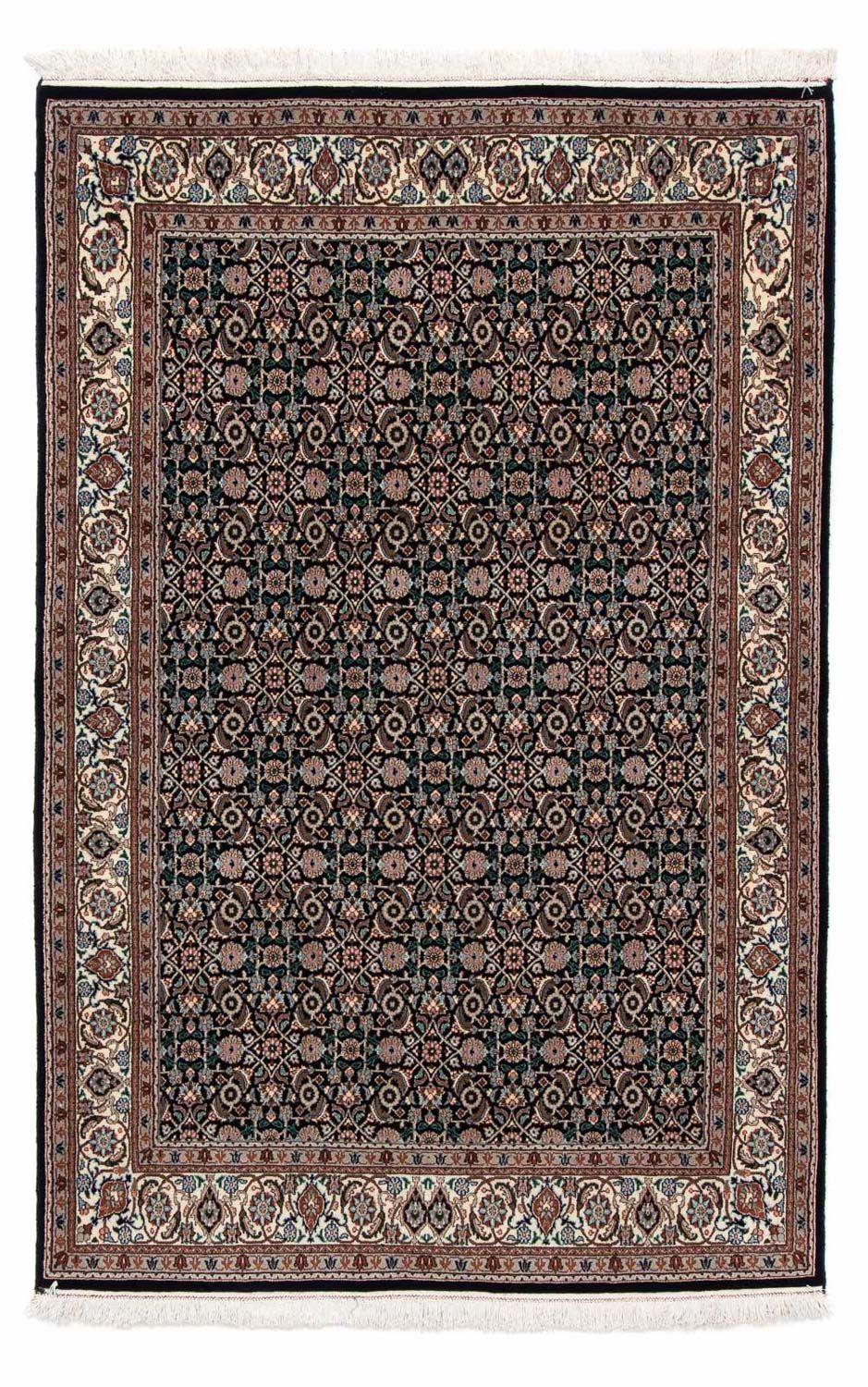 Tapis persan - Classique - 221 x 149 cm - bleu foncé