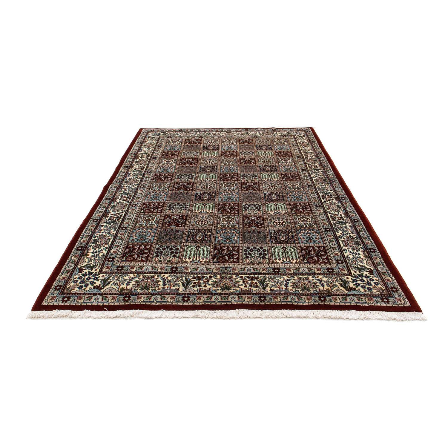 Persisk teppe - klassisk - 241 x 159 cm - flerfarget