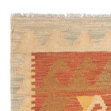 Tapis de couloir Tapis Kelim - Splash - 200 x 60 cm - rouille