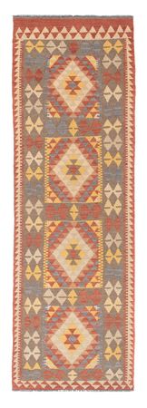 Runner Kelim Rug - Splash - 200 x 65 cm - red