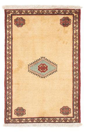 Tapis persan - Nomadic - 105 x 64 cm - marron clair