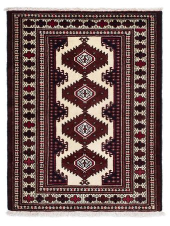 Perser Rug - Nomadic - 129 x 94 cm - dark red