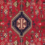 Tapis persan - Nomadic - 120 x 77 cm - rouge