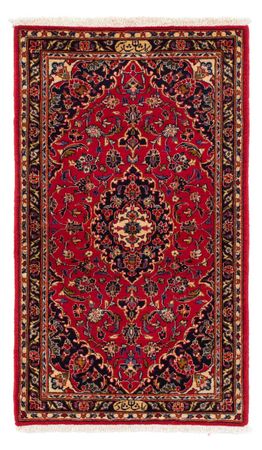 Tapis persan - Keshan - 126 x 70 cm - rouge foncé