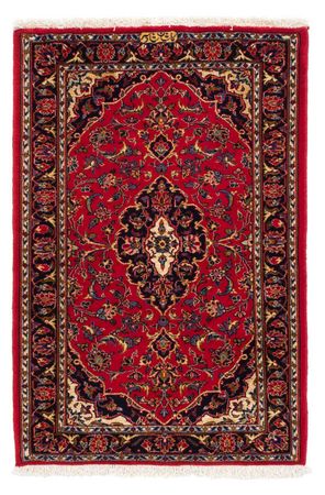 Alfombra persa - Keshan - 113 x 73 cm - rojo