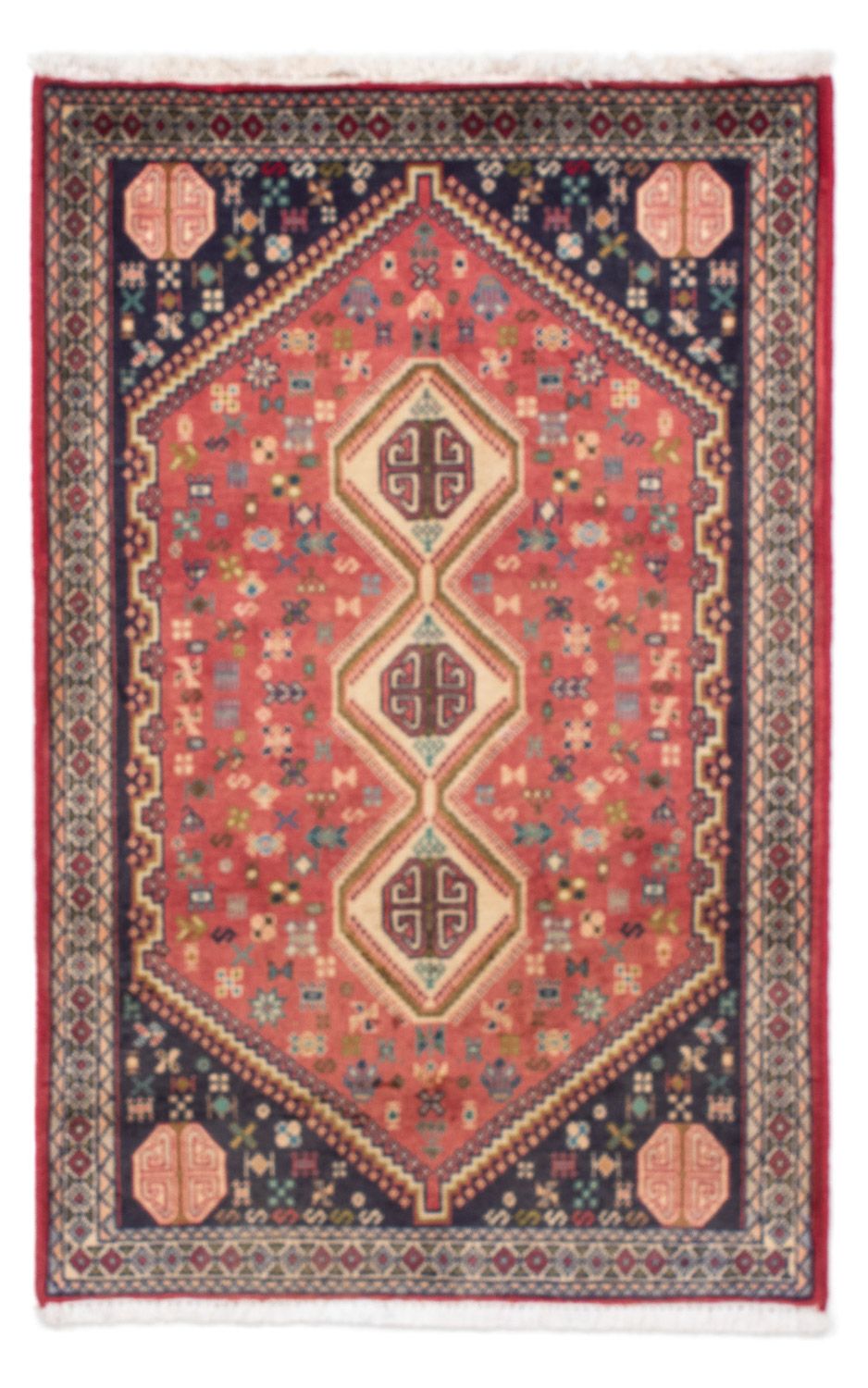 Perser Rug - Nomadic - 123 x 78 cm - light red