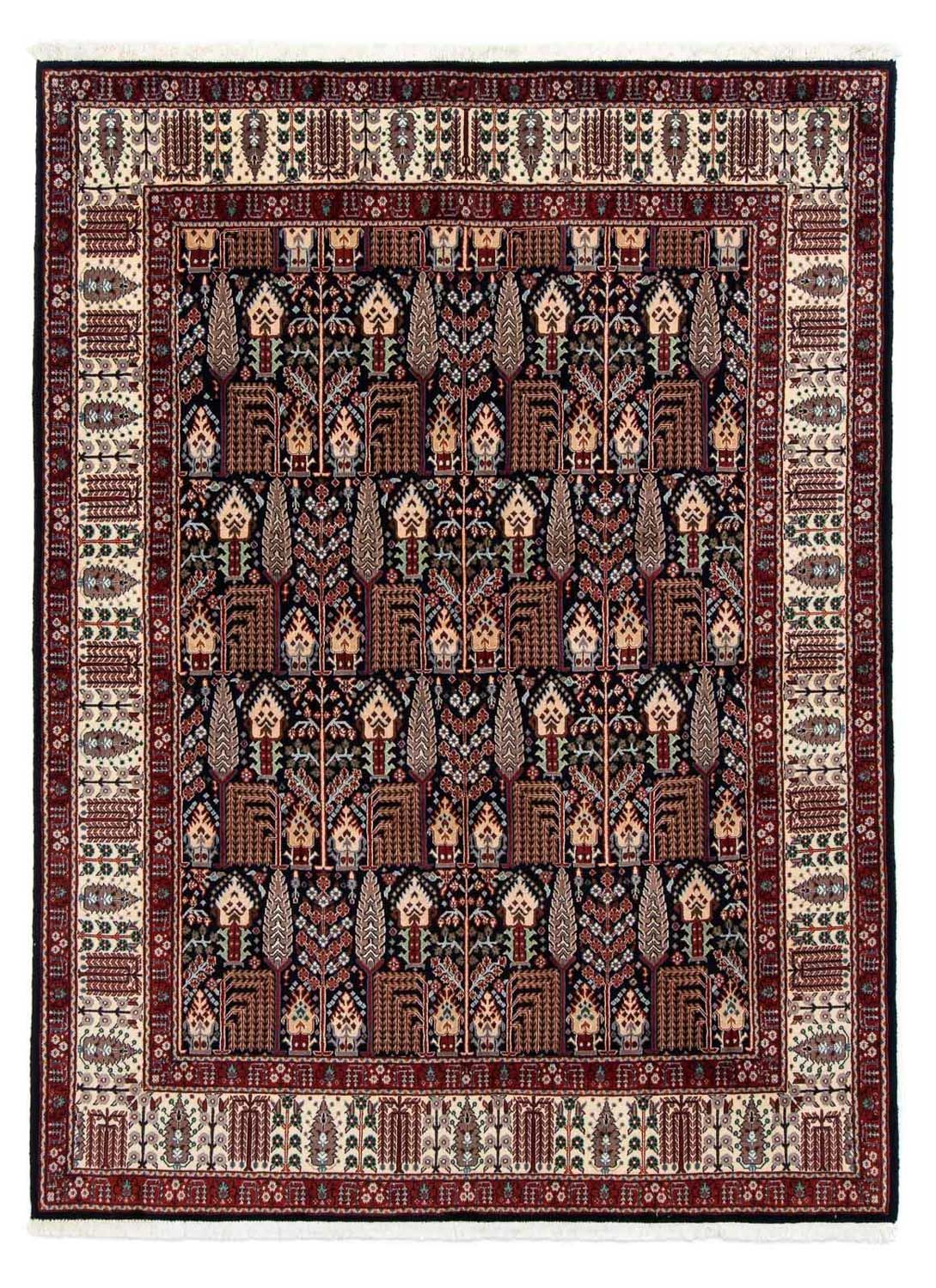 Tapis persan - Classique - 228 x 174 cm - bleu foncé