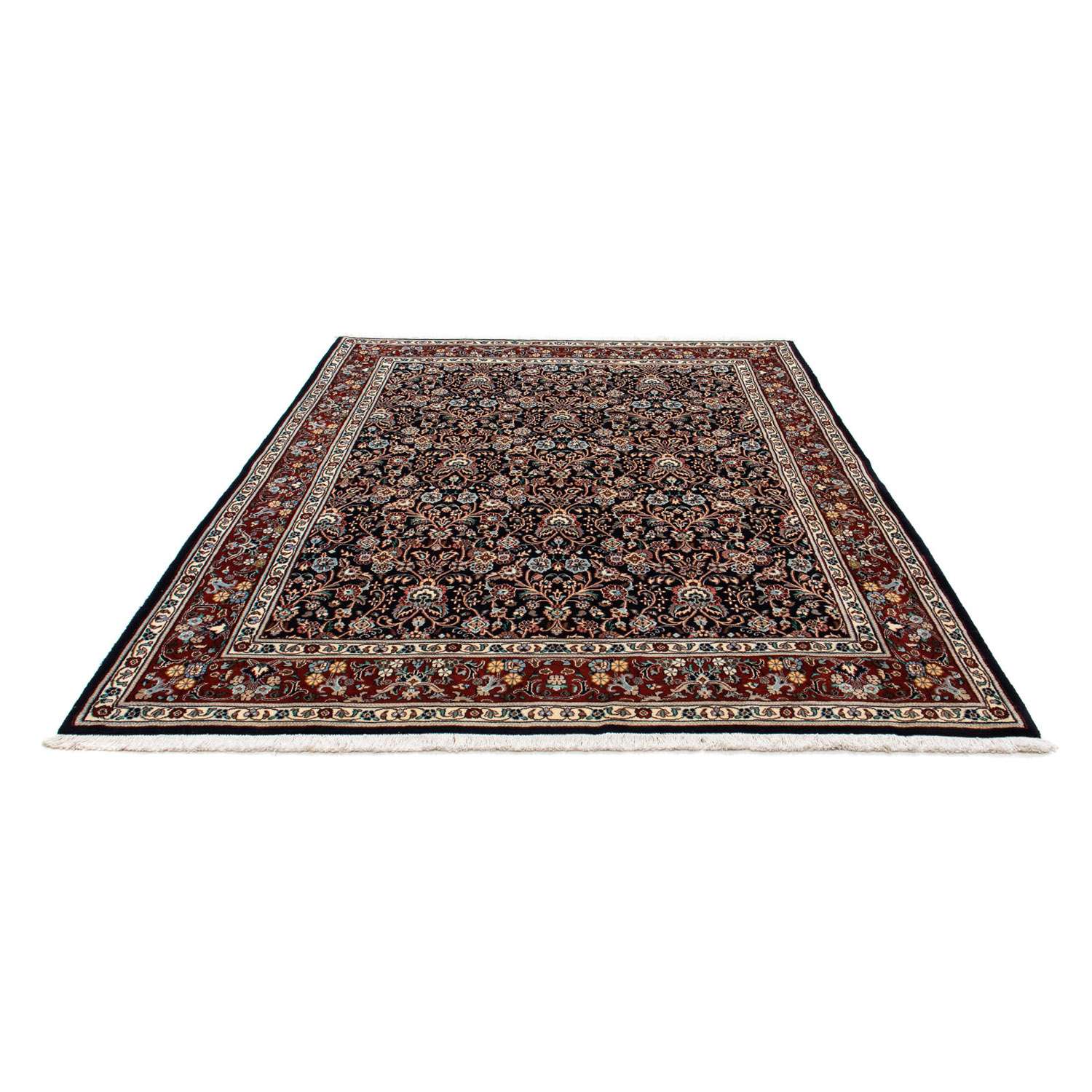 Persisk teppe - klassisk - 230 x 180 cm - mørkeblå