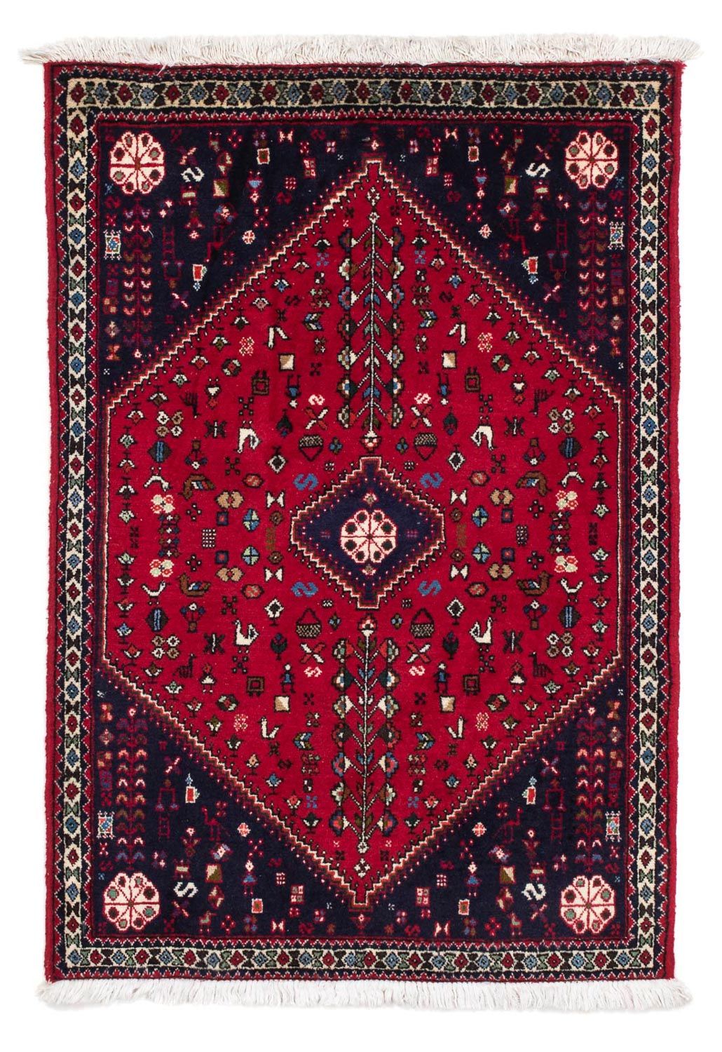 Tapete Persa - Nomadic - 128 x 79 cm - vermelho escuro