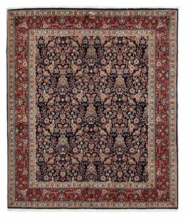 Tapis persan - Classique - 209 x 178 cm - bleu foncé