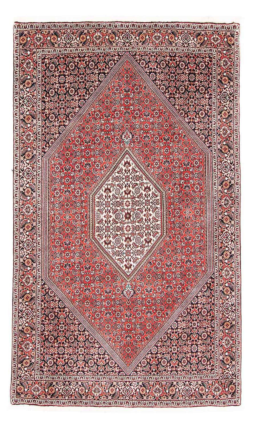 Tapete Persa - Bijar - 181 x 109 cm - vermelho claro