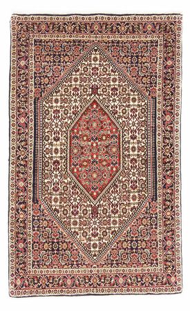 Perzisch tapijt - Bijar - 140 x 88 cm - beige