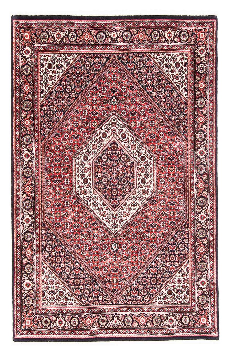 Alfombra persa - Bidjar - 175 x 112 cm - rojo