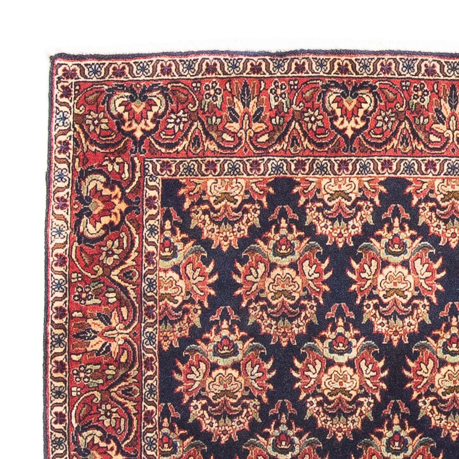 Perzisch tapijt - Bijar vierkant  - 107 x 103 cm - donkerblauw