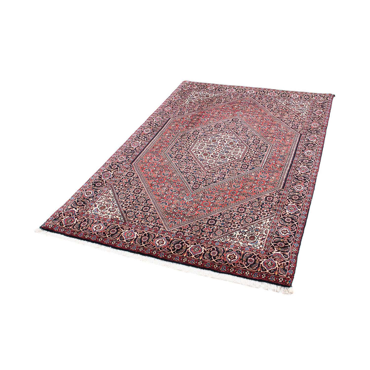 Persisk tæppe - Bijar - 170 x 110 cm - rød