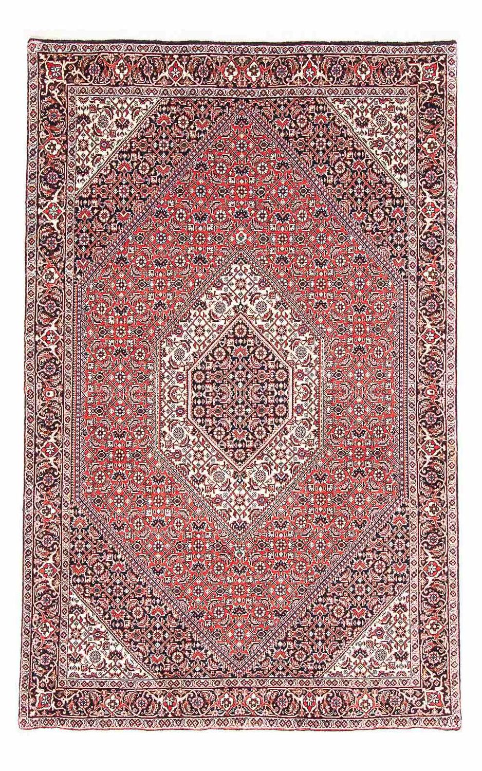 Tapete Persa - Bijar - 176 x 112 cm - vermelho