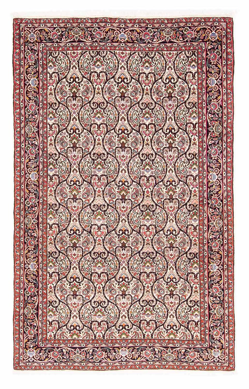 Tapete Persa - Bijar - 183 x 109 cm - bege