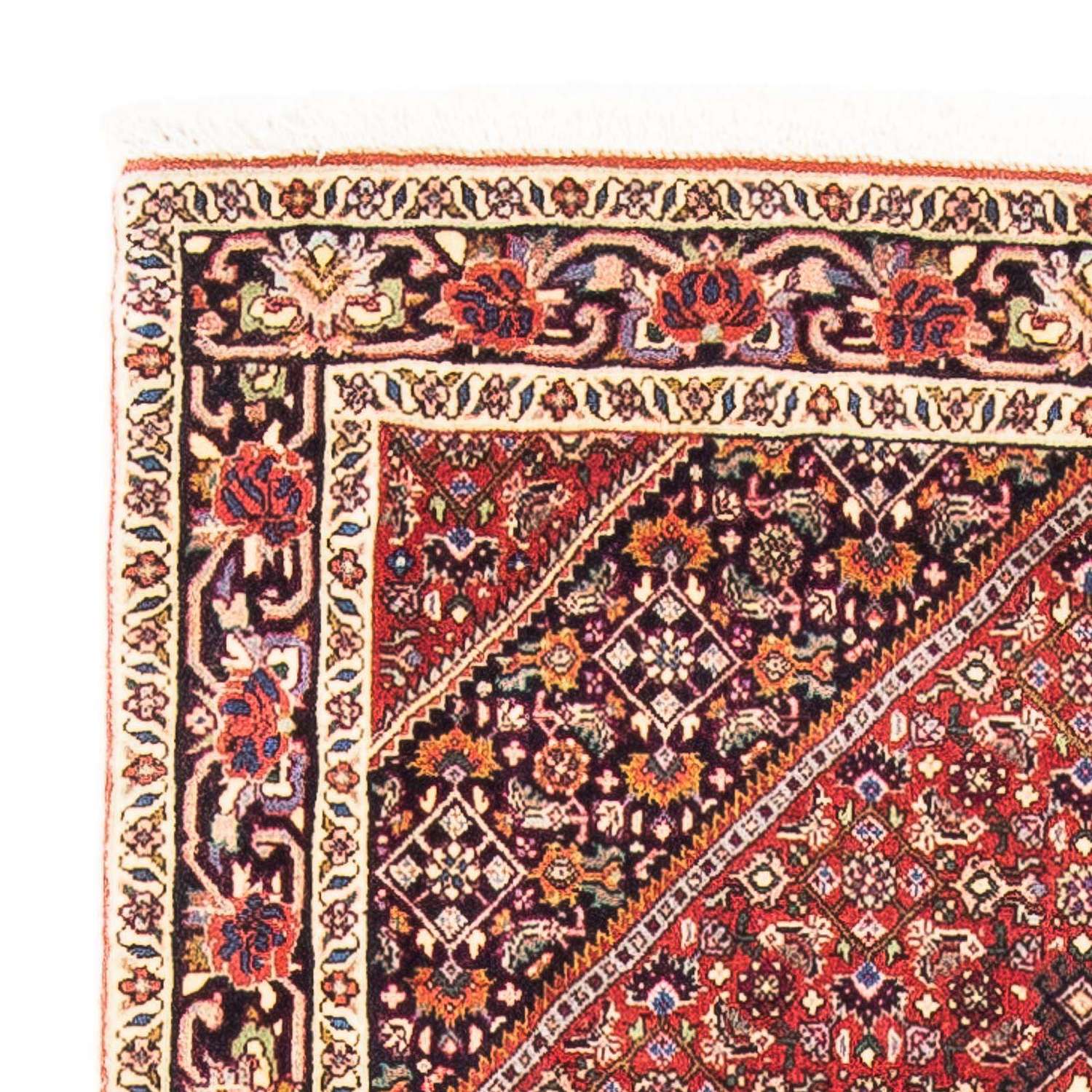 Perský koberec - Bijar - 153 x 90 cm - červená