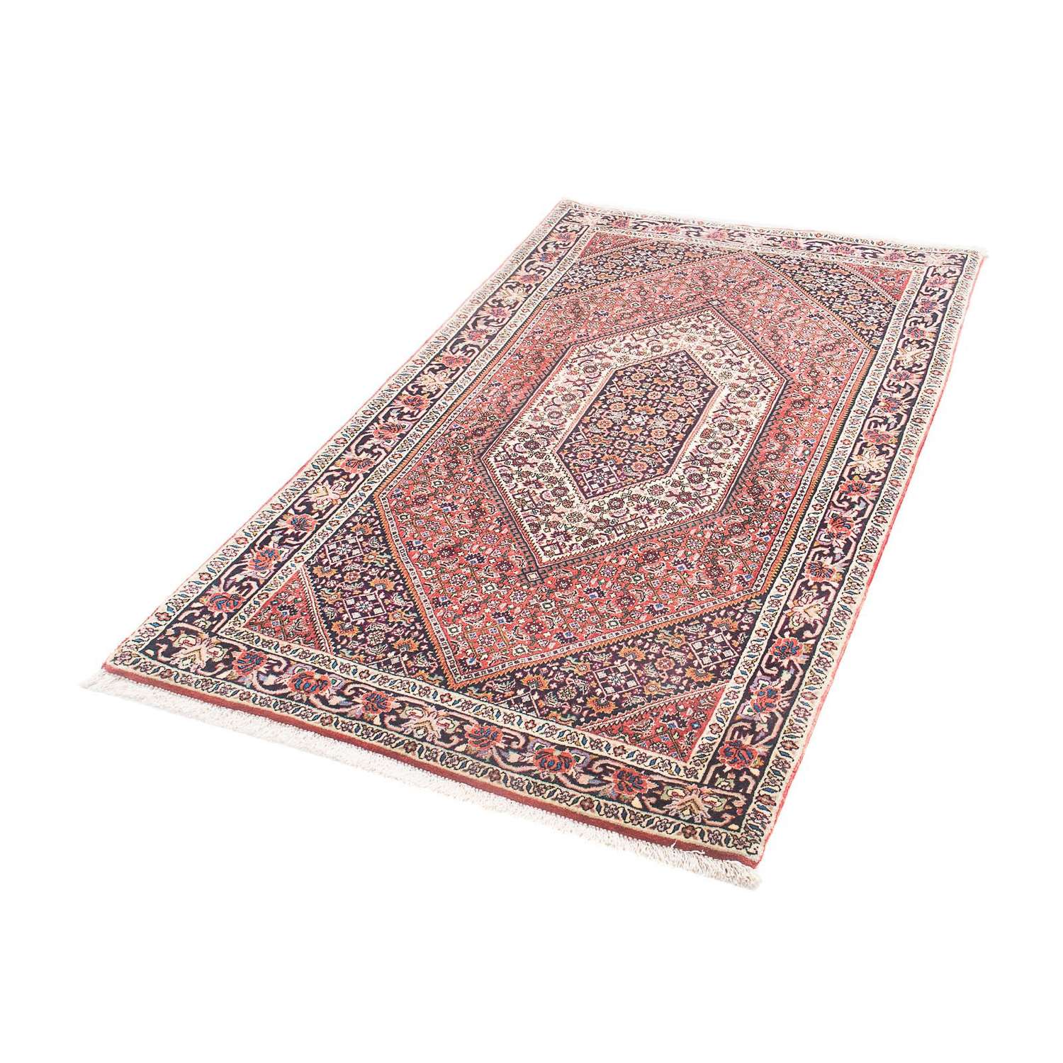 Persisk teppe - Bijar - 153 x 90 cm - rød