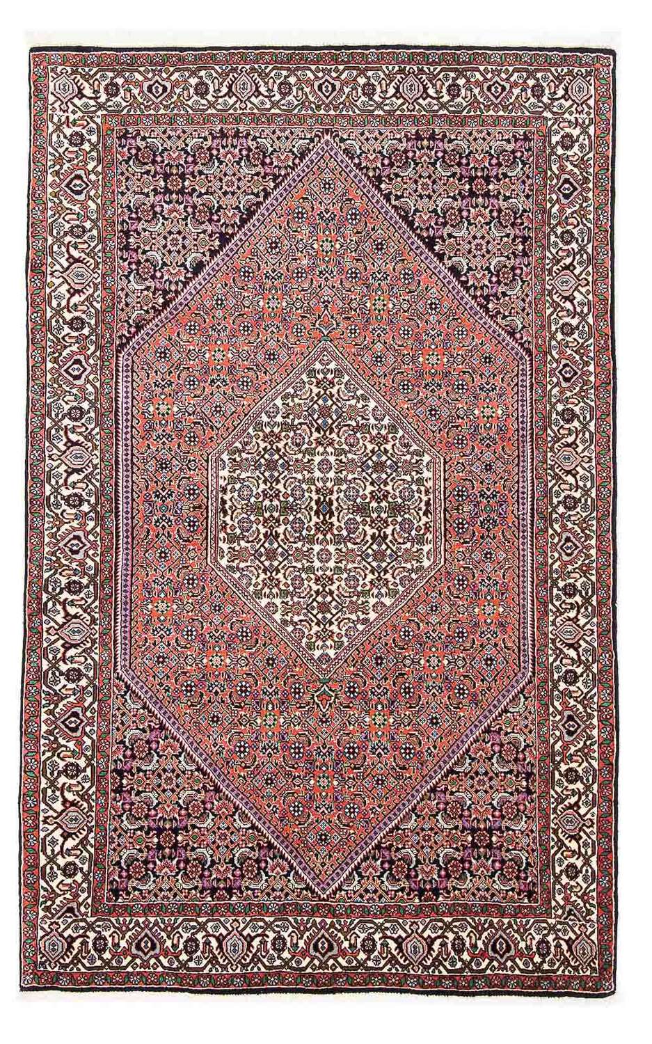 Persisk tæppe - Bijar - 172 x 111 cm - laks
