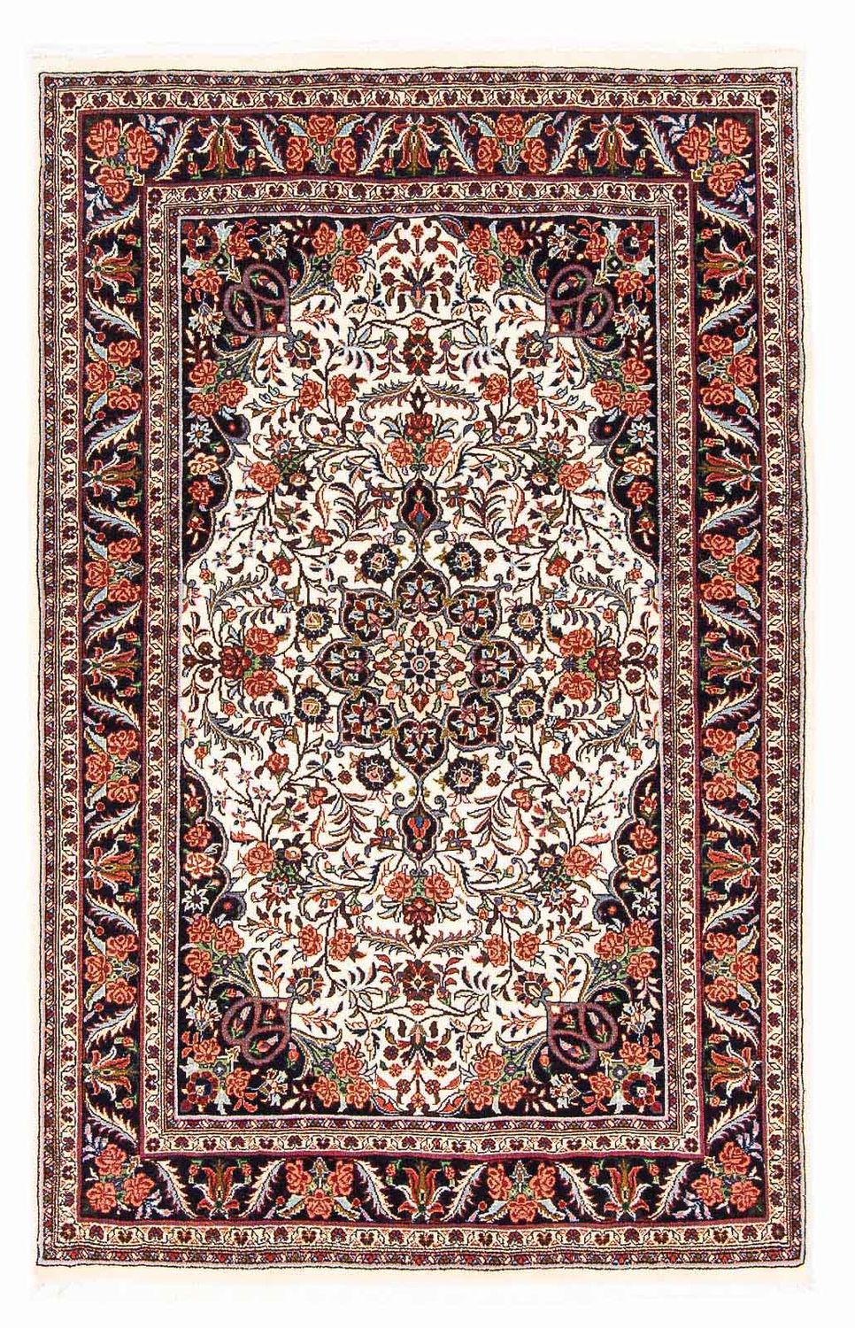 Persisk tæppe - Bijar - 168 x 110 cm - beige