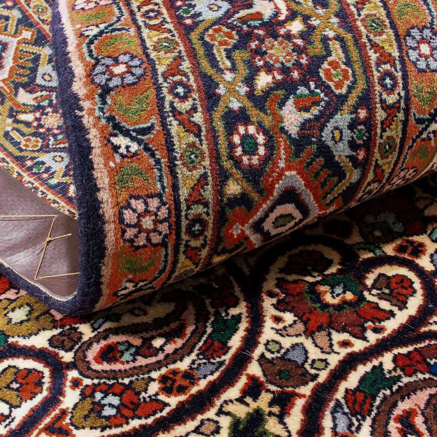 Dywan perski - Bijar - 175 x 108 cm - beżowy