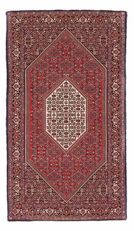 Alfombra persa - Bidjar - 148 x 81 cm - rojo