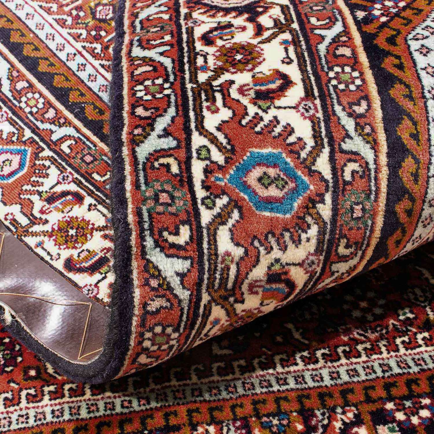 Perský koberec - Bijar - 148 x 92 cm - světle červená