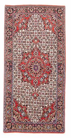 Perzisch tapijt - Bijar - 145 x 68 cm - beige