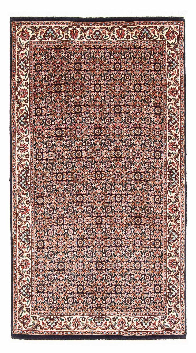 Tapis persan - Bidjar - 148 x 80 cm - bleu foncé