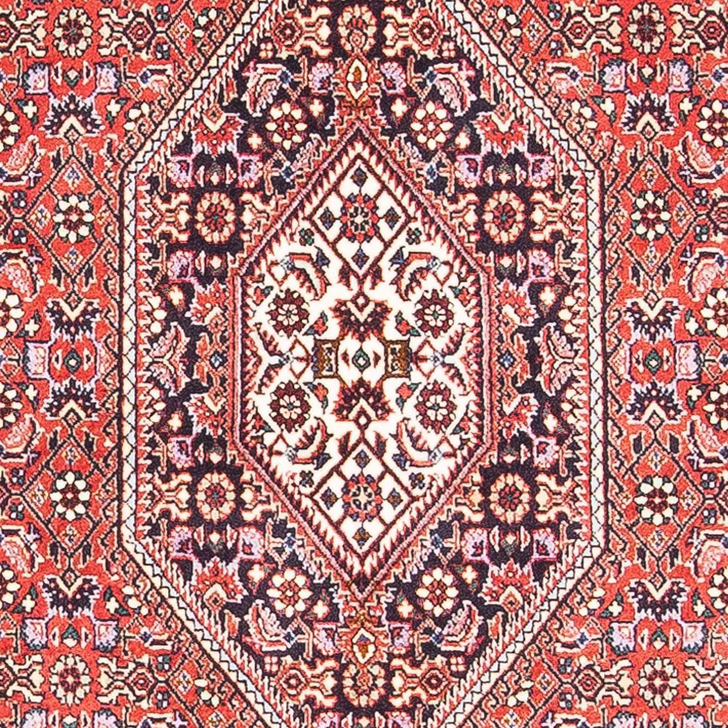 Tapete Persa - Bijar - 151 x 86 cm - vermelho claro