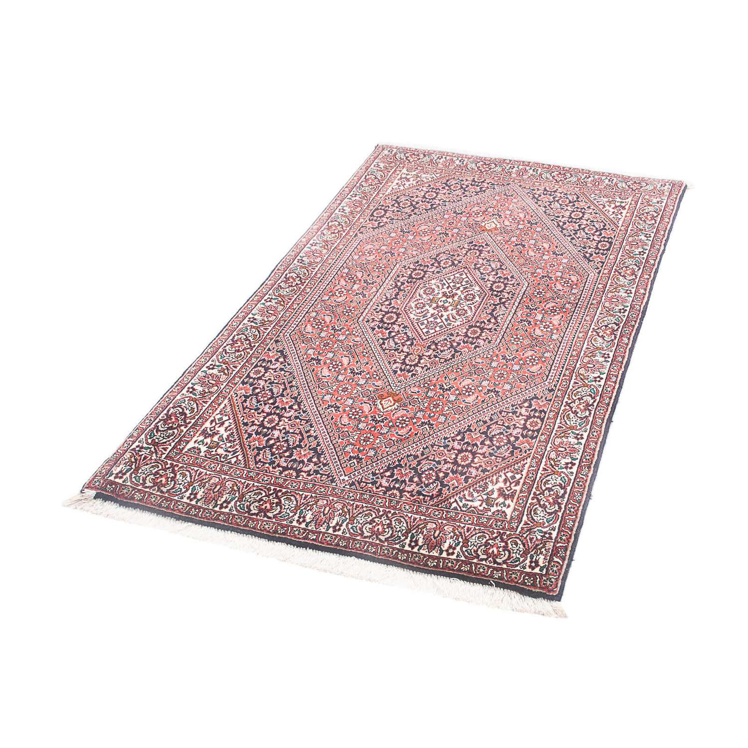 Perský koberec - Bijar - 151 x 86 cm - světle červená